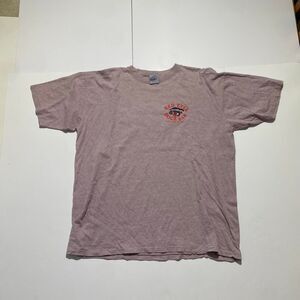 Badger Men's Grey and Pink T-shirt